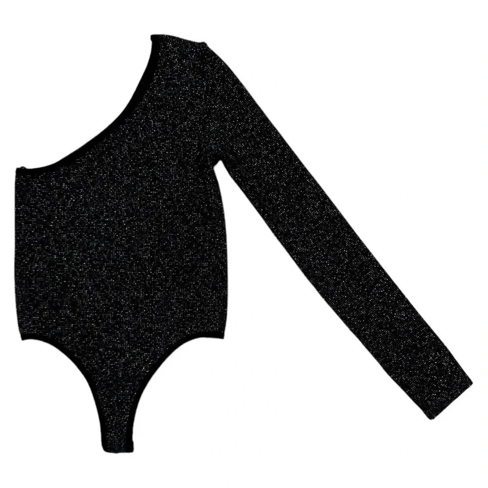 Urban Outfitters BDG Sparkly One Shoulder Bodysuit